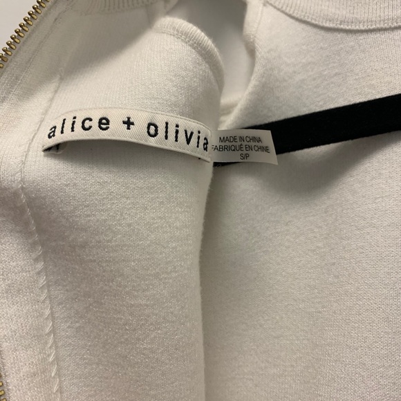 Alice & Olivia Kahlo Studded Shoulder-Cutout Dress - Picture 7 of 12